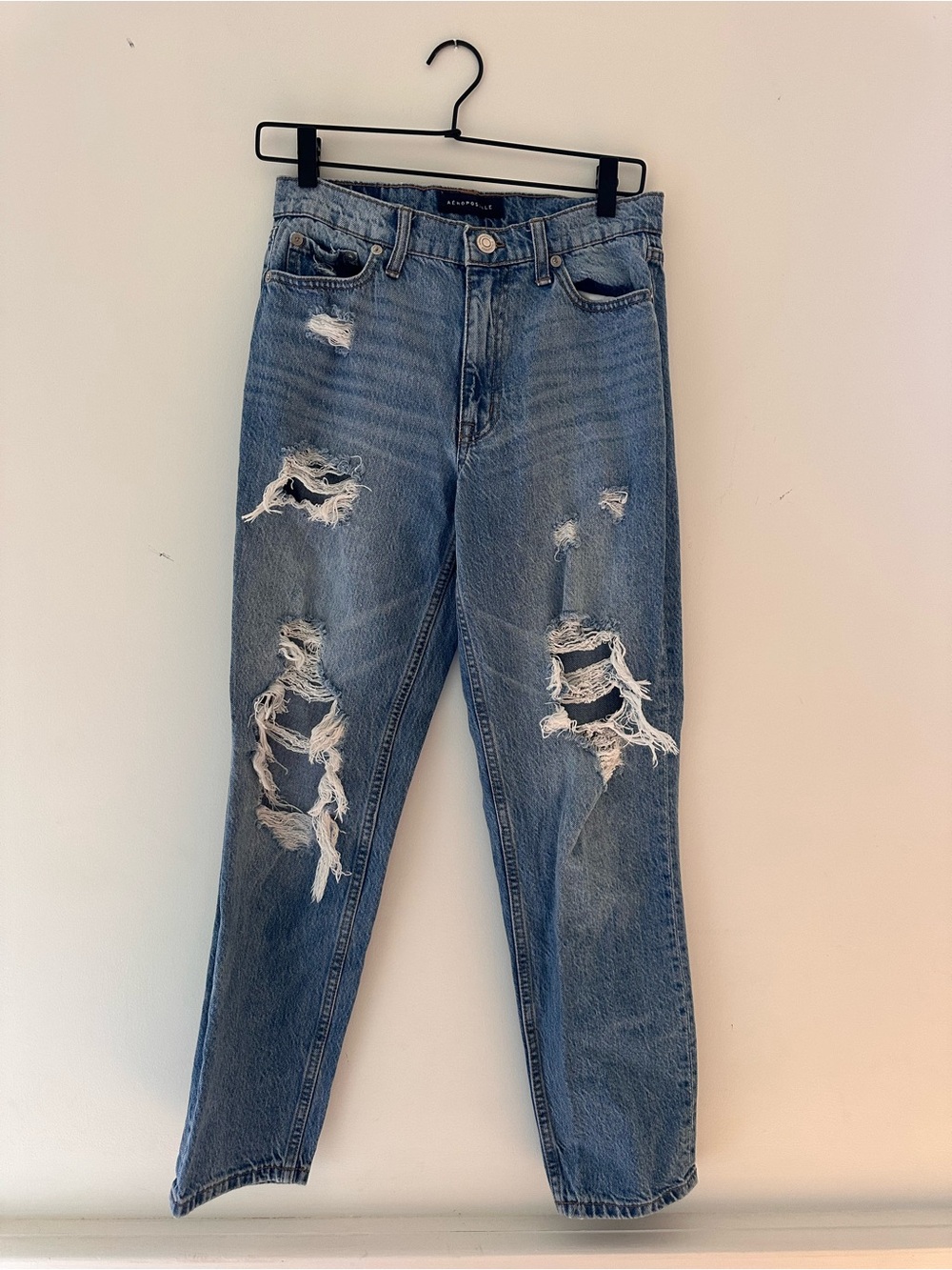Aeropostale Mom Jeans High Rise Size 2 Blue Denim